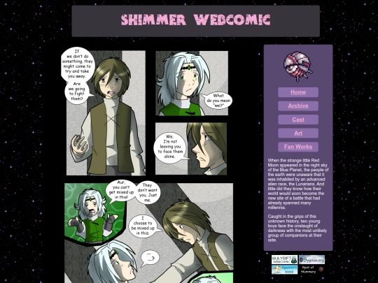shimmer-webcomic/comic/ch21/ch21pg6 screenshot