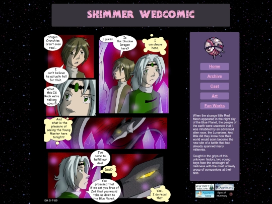 shimmer-webcomic/comic/ch21/ch21pg8 screenshot