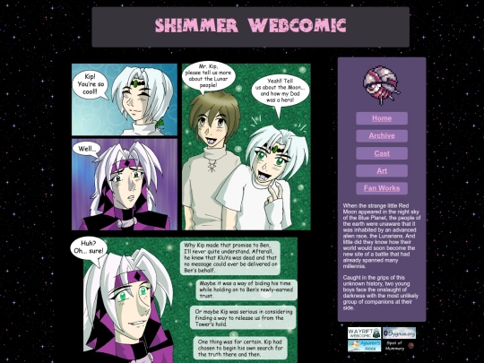 shimmer-webcomic/comic/ch9/ch9pg19 screenshot