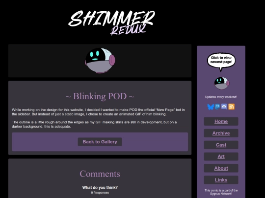 shimmer/art/podblinks screenshot