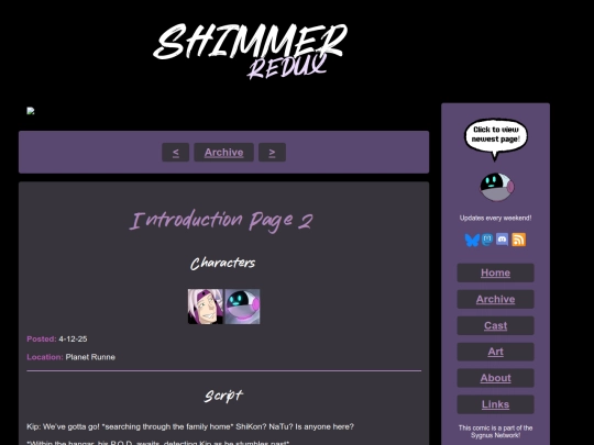 shimmer/comic/intro/intro-2 screenshot
