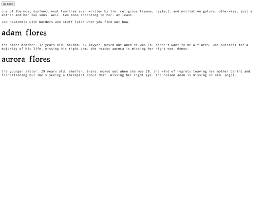 chrs/flores screenshot