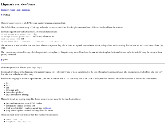 lispmark screenshot
