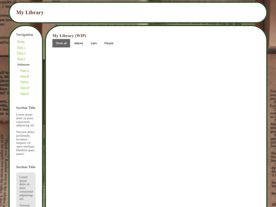 library screenshot