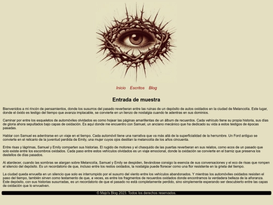 blog screenshot