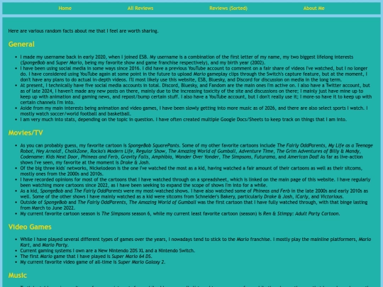 aboutme screenshot