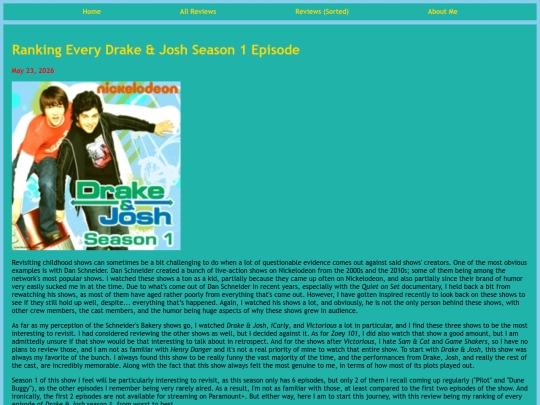 reviews/drake-and-josh-season-1 screenshot