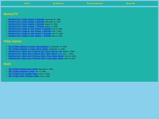 sorted screenshot