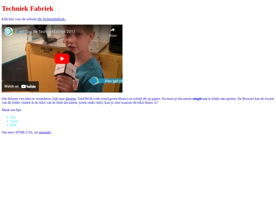 deelnemer1/techniekfabriek screenshot