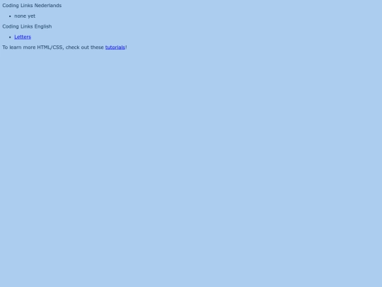 links screenshot