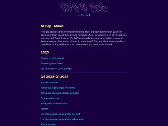 ai-slop/music screenshot