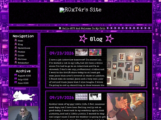 blog screenshot