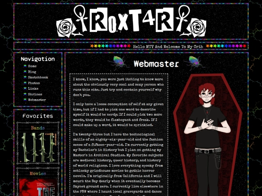 webmaster screenshot
