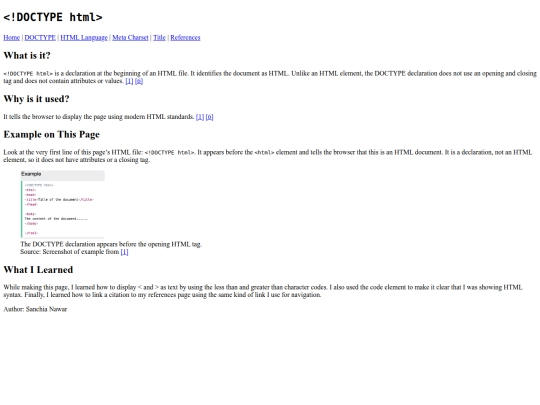 doctype screenshot