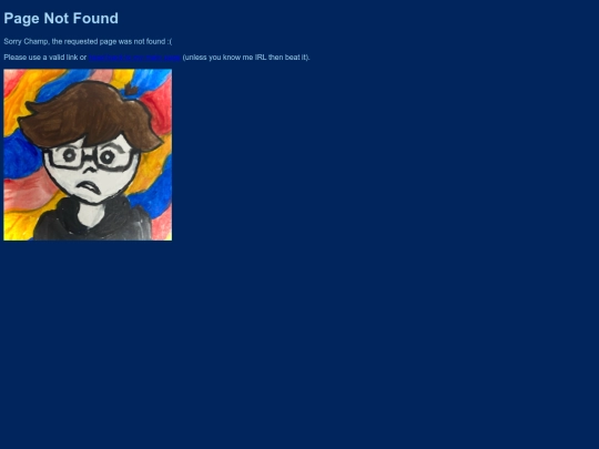 not_found screenshot