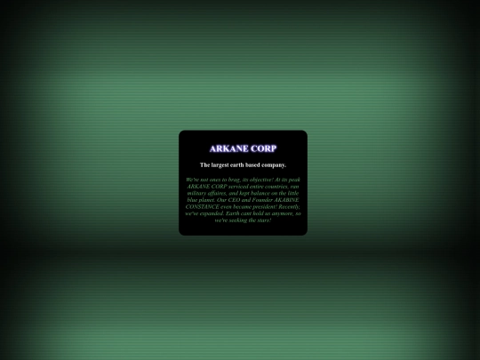 ARKANECORP screenshot