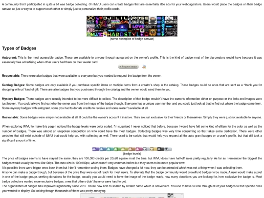 IMVU/fbadges screenshot