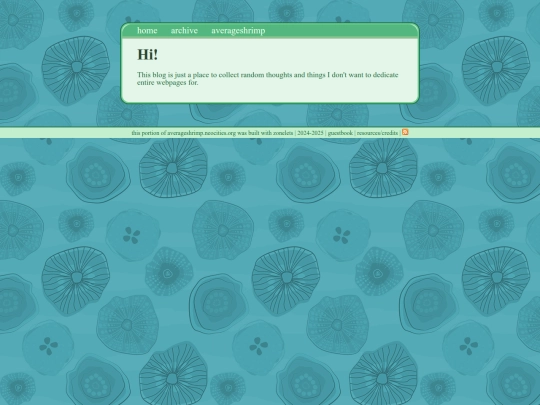 blog/about screenshot