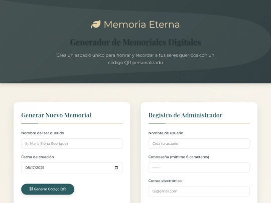 Generadormemoriales screenshot