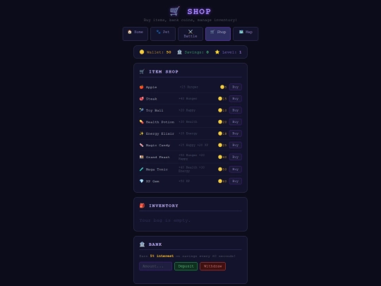 test/shop screenshot