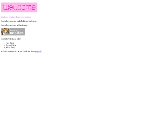 index screenshot