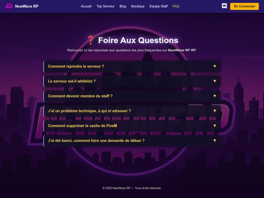 faq screenshot
