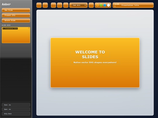 amber screenshot