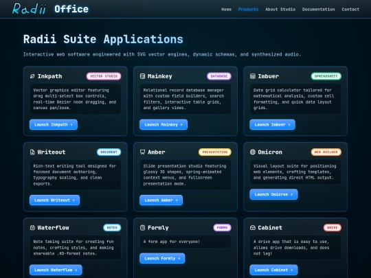 products screenshot