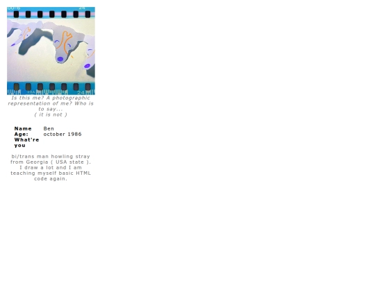 html/me screenshot