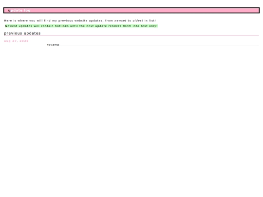 html/updates screenshot