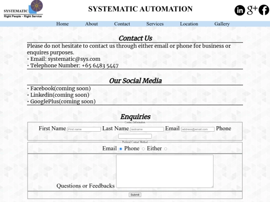 contact screenshot