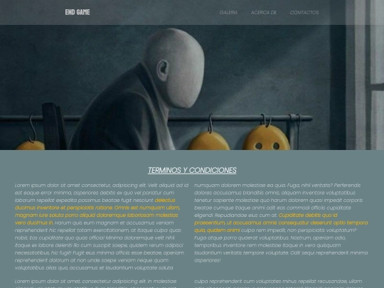 terminos screenshot