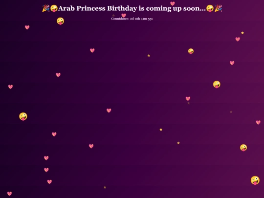 birthday screenshot
