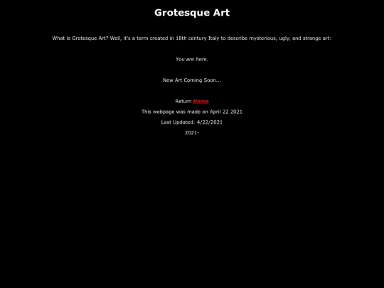 grotesqueArt screenshot
