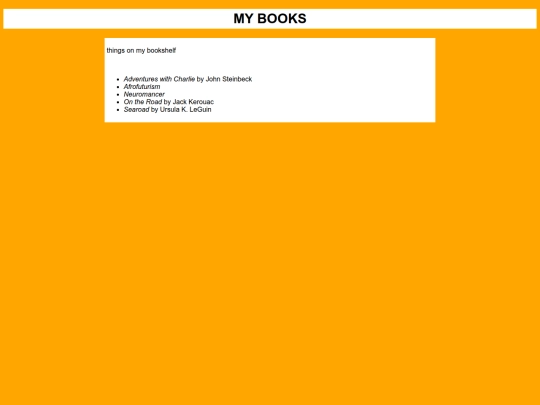 books screenshot