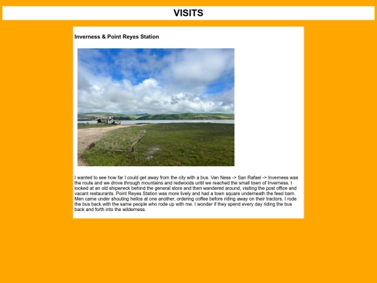 visits screenshot