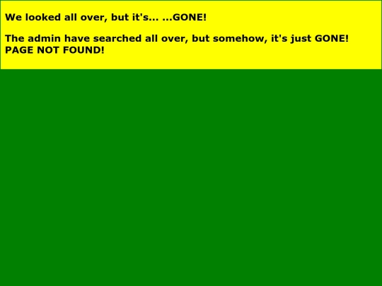 not_found screenshot
