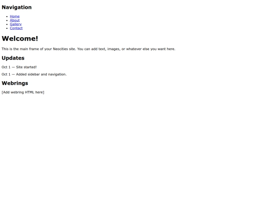 index screenshot