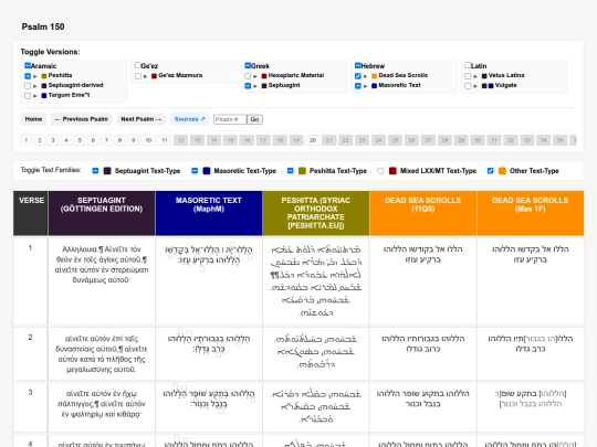 polyglot/psalms/150 screenshot