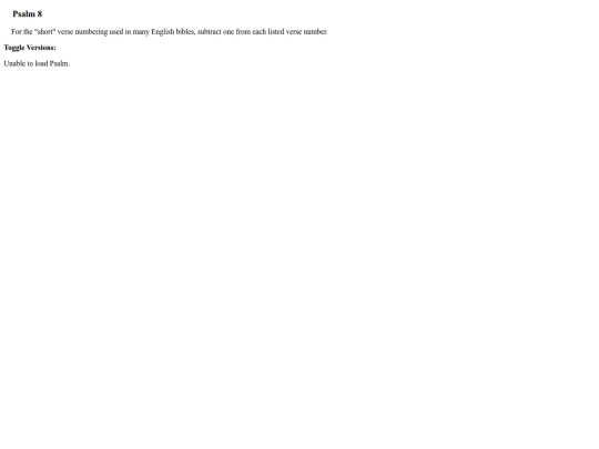 polyglot/psalms/8 screenshot
