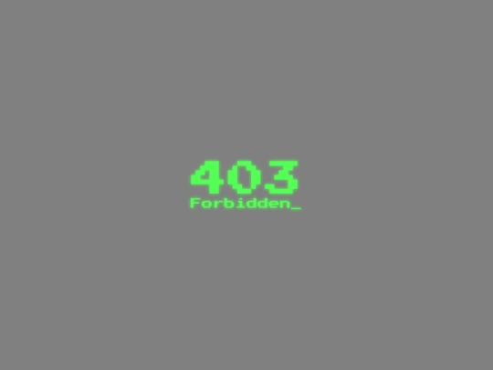 403_Error screenshot