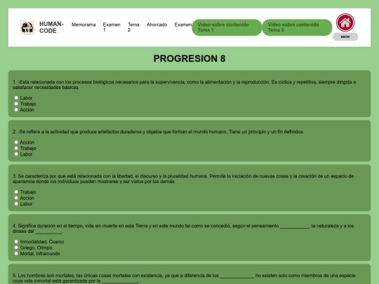 HUMAN-CODEE-ACT/HUMANIDADES 2 PROYECTO/Examen8 screenshot
