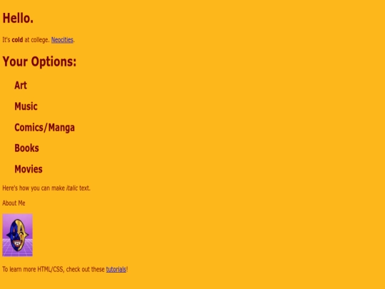 index screenshot