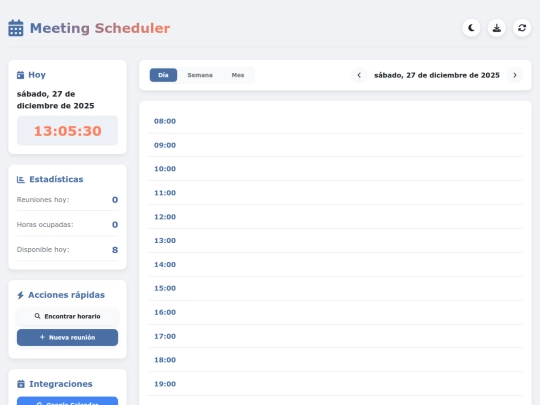apps/Meeting Scheduler/MeetingScheduler screenshot