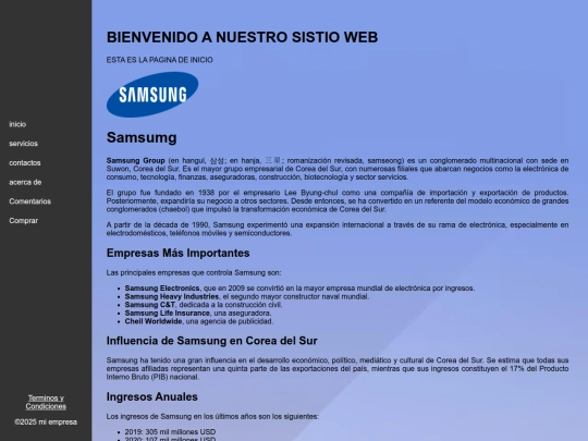 index screenshot