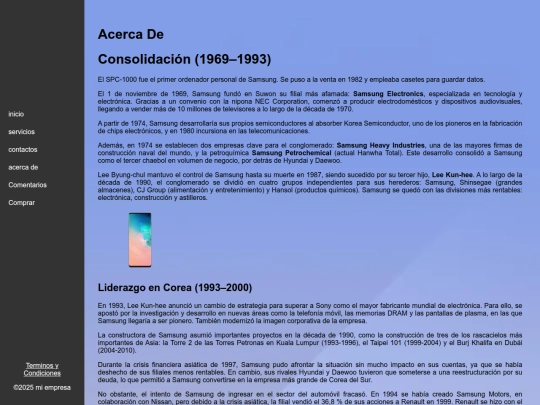 paginas/acercade screenshot