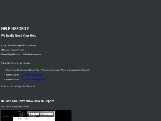 help screenshot