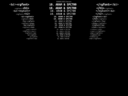 RGMECHEX/fonttest screenshot