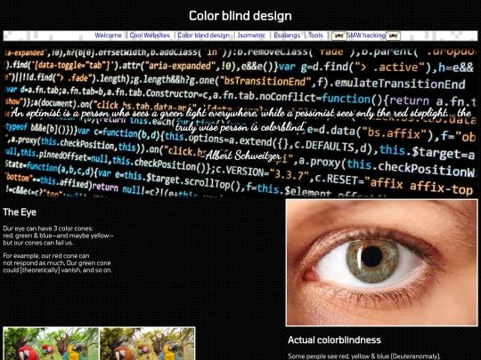modern/colorblinddesign screenshot