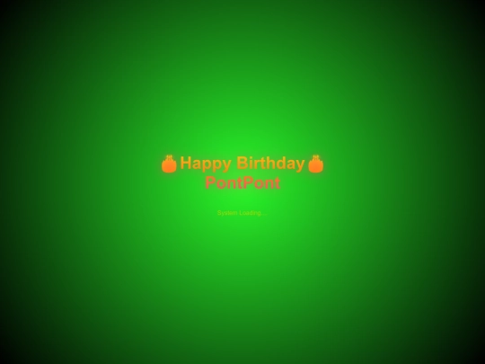 Birthday/Pont/PontpontBD screenshot
